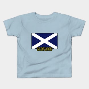 The Scotland Flag : Alba Ecosse  La Scozia Schottland! Kids T-Shirt